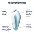 Satisfyer Love Breeze - Estimulador de Clítoris Sumergible (Azul)