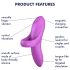 Satisfyer Bold Lover - vibrador de dedo impermeable recargable (rosa)