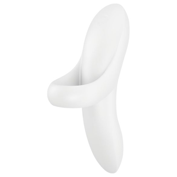 Satisfyer Bold Lover - vibrador de dedo recargable e impermeable (blanco)
