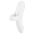 Satisfyer Bold Lover - vibrador de dedo recargable e impermeable (blanco)