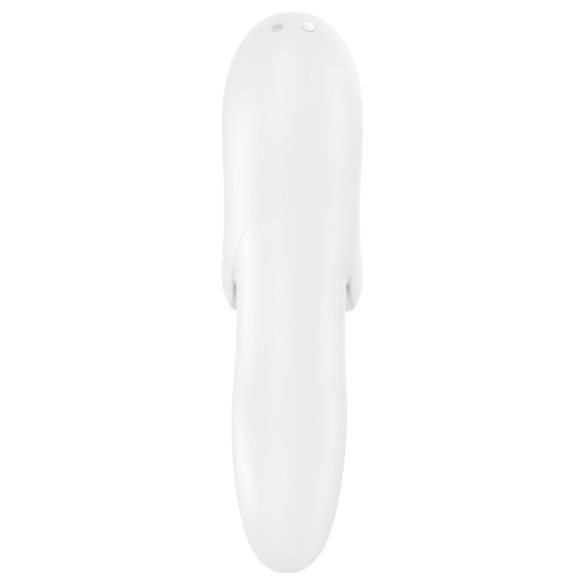 Satisfyer Bold Lover - vibrador para dedo recargable impermeable blanco