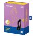 Satisfyer Candy Cane - Recargable, impermeable, vibrador doble (negro)