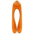 Satisfyer Candy Cane - vibrador sumergible de dos puntas (naranja)