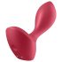 Satisfyer Backdoor Lover - vibrador anal rojo, recargable y sumergible