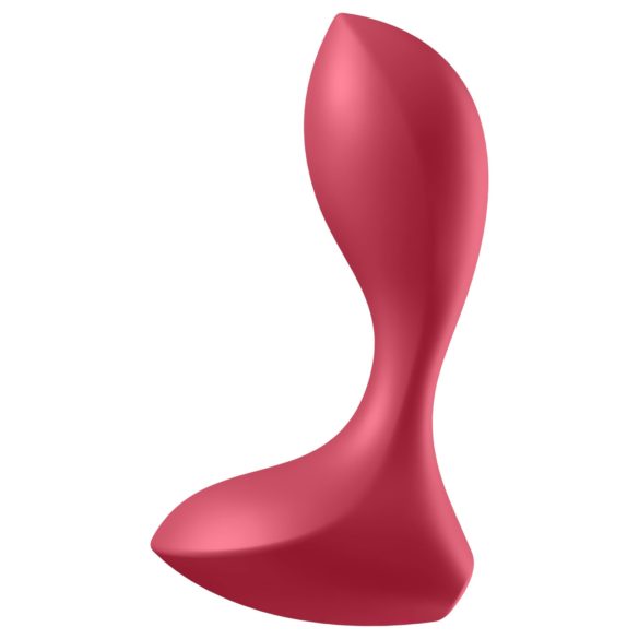 Satisfyer Backdoor Lover - vibrador anal recargable impermeable silicona rojo