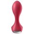 Satisfyer Backdoor Lover - vibrador anal rojo, recargable y sumergible