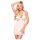 Penthouse Dulce & Picante - conjunto de encaje halter (blanco) - M/L