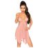 Penthouse Sweet Beast - conjunto babydoll rosado (rosa) - M/L