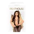 Penthouse Forbidden Fruit - mono abierto - encaje - negro
