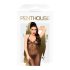 Vestido Largo Brillante Transparente con Tanga (Negro) - Penthouse Love on Fire