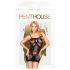 Penthouse Above & Beyond - Vestido de Red con Encanto (Negro)
