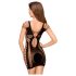 Penthouse Juicy Poison - Mini Vestido con Tirantes (Negro)