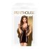 Penthouse Juicy Poison - Mini Vestido con Tirantes (Negro)