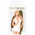 Penthouse Earth-shaker - vestido halter y tanga (blanco) - M/L