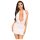 Penthouse Heart Rob - vestido halter y tanga (blanco) - M/L