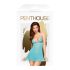Penthouse Cuento Nocturno - camisón y tanga (turquesa)