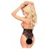 Body de Penthouse Toxic Powder con cuello halter (negro) - L/XL