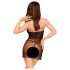 Penthouse Todo Tuyo - conjunto de encaje negro (bata y tanga) - L/XL