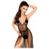 Penthouse Exclusivo Conjunto de Encaje y Tul (Negro) - M/L