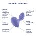 Satisfyer Sweet Seal - vibrador anal inteligente (morado)