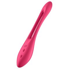 Satisfyer Elastic Joy - vibrador flexible recargable (rojo)