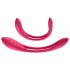 Satisfyer Elastic Joy - vibrador flexible y recargable para parejas (rojo)