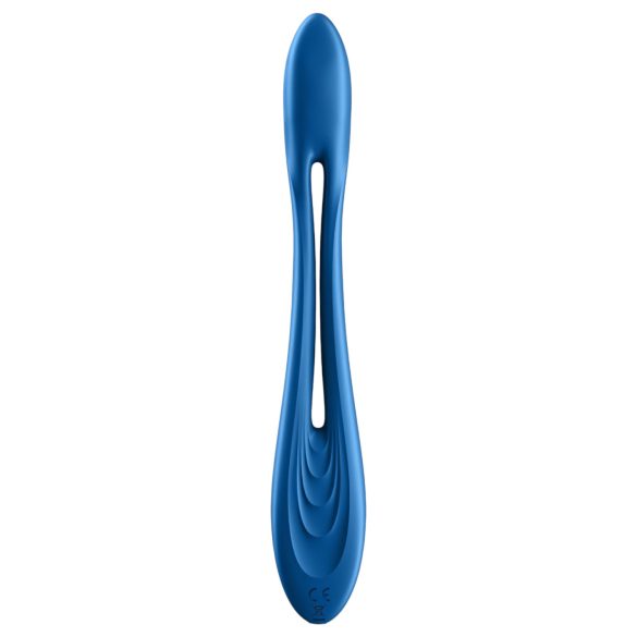 Satisfyer - vibrador para parejas flexible recargable - silicona azul