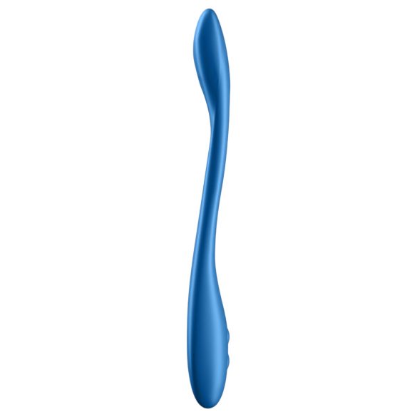 Satisfyer - vibrador para parejas flexible recargable - silicona azul