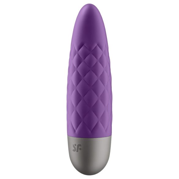 Satisfyer - Mini vibrador recargable impermeable - color violeta