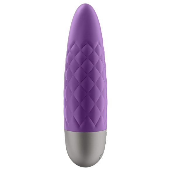 Satisfyer - Mini vibrador recargable impermeable - color violeta