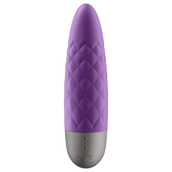 Satisfyer - Mini vibrador recargable impermeable - color violeta