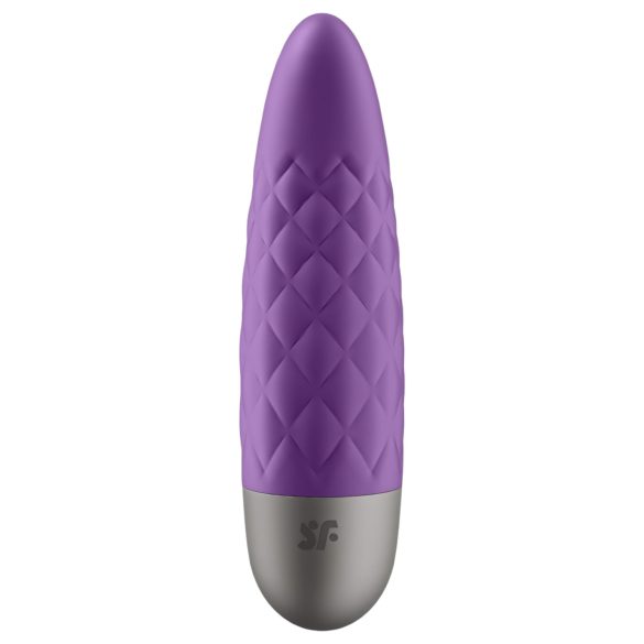 Satisfyer - Mini vibrador recargable impermeable - color violeta