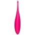 Satisfyer Twirling Fun - vibrador de clítoris recargable y resistente al agua (rosa)