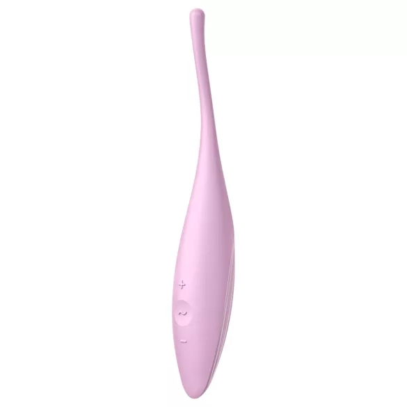 Satisfyer Twirling Joy - vibrador succionador de clítoris impermeable - rosa