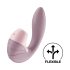 Satisfyer Supernova - recargable 2en1 vibrador con ondas de aire (rosa)