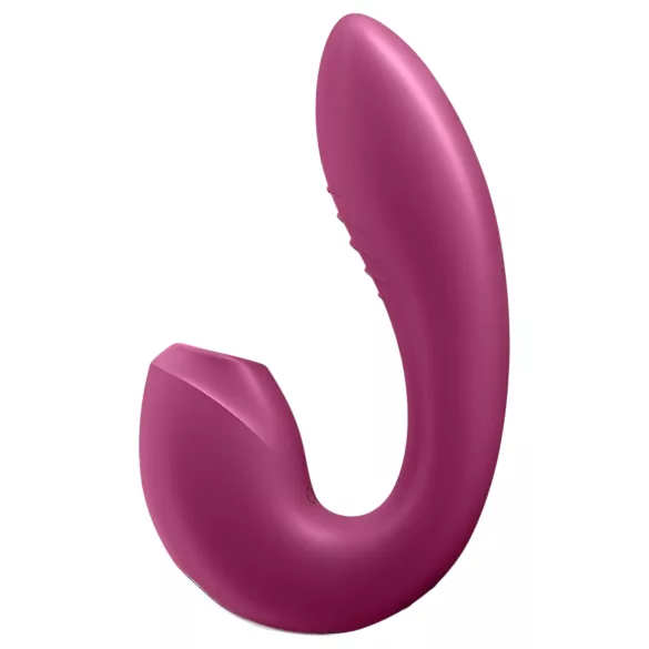 Satisfyer Sunray - vibrador 2 en 1 ondas de aire recargable rojo