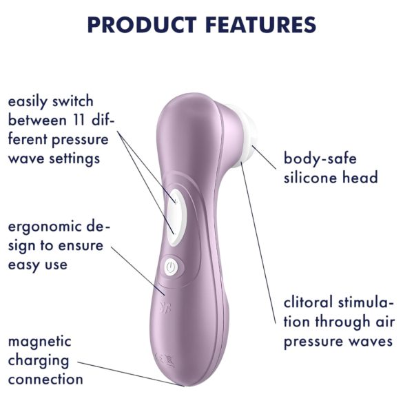 Satisfyer Pro 2 Gen2 - succionador de clítoris recargable - violeta