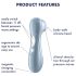 Satisfyer Pro 2 Gen2 - Estimulador de clítoris con ondas (Azul)