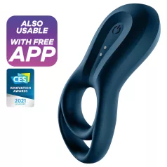   Satisfyer Epic Duo - Anillo vibrador para pene con control por app, para hombres (negro)