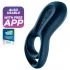 Satisfyer Epic Duo - Anillo vibrador para pene con control por app, para hombres (negro)