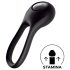 Satisfyer Majestic Duo - Anillo Vibrador Recargable e Impermeable (Negro)