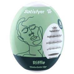   Satisfyer Egg Riffle - masturbador huevo masculino - silicona