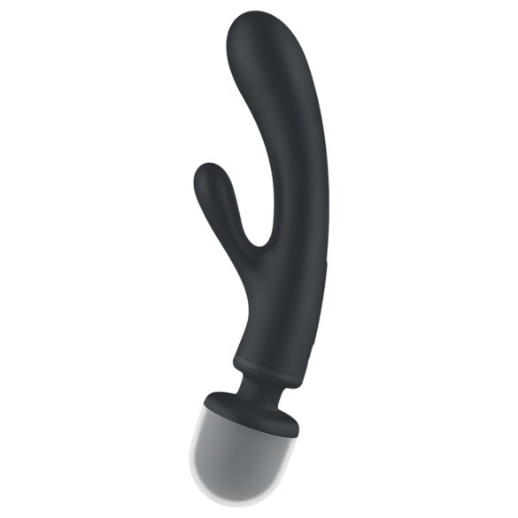 Satisfyer Triple Lover - Vibrador masajeador punto G y clítoris - plata