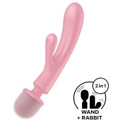 Satisfyer Triple Lover - Vibrador G-spot y masajeador (rosa)