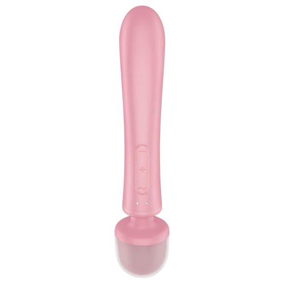 Satisfyer Triple Lover - Vibrador masajeador punto G y clítoris - silicona rosa