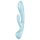 Satisfyer Triple Oh - vibrador recargable con brazo clitorial (azul)