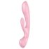 Satisfyer Triple Oh - vibrador con estimulador de clítoris recargable (rosa)