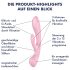 Satisfyer Triple Oh - vibrador con estimulador de clítoris recargable (rosa)