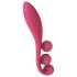 Satisfyer Tri Ball 1 - vibrador multifunción recargable (rojo)