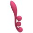Satisfyer Tri Ball 1 - vibrador multifunción recargable (rojo)
